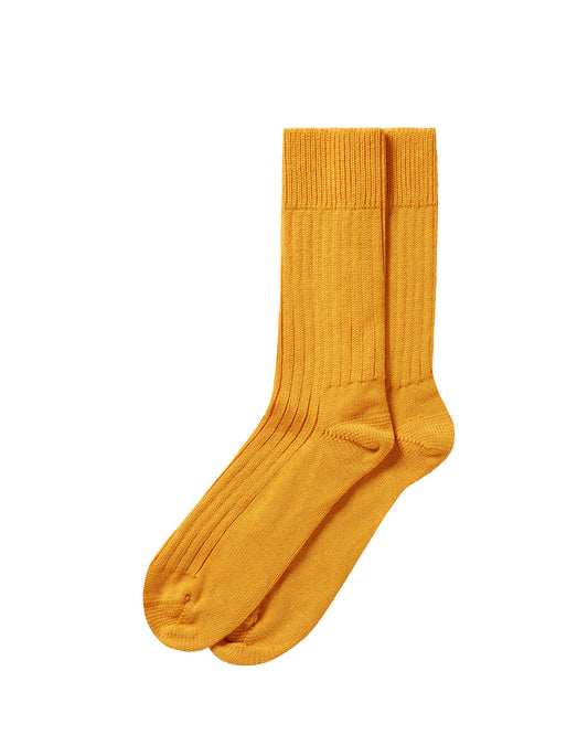 Bradford Wool Socks Mustard