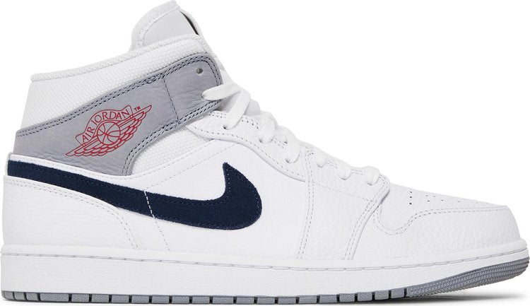 AIR JORDAN 1 MID PARIS WHITE