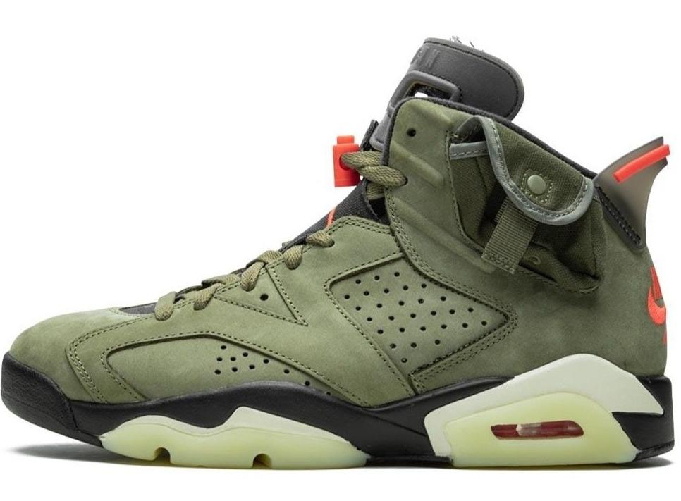 Travis Scott x Air Jordan 6 Retro Olive