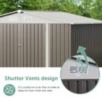 10 ft. W x 8 ft. D Storage Shed