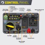 New!Champion Power Equipment 5500Watt Wireless Remote Start RV Ready Portable Inverter Generator with Quiet Technology & CO Shield