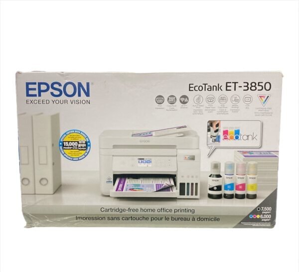 Epson EcoTank-3850 Special Edition All-in-One Printer with Bonus Black Ink