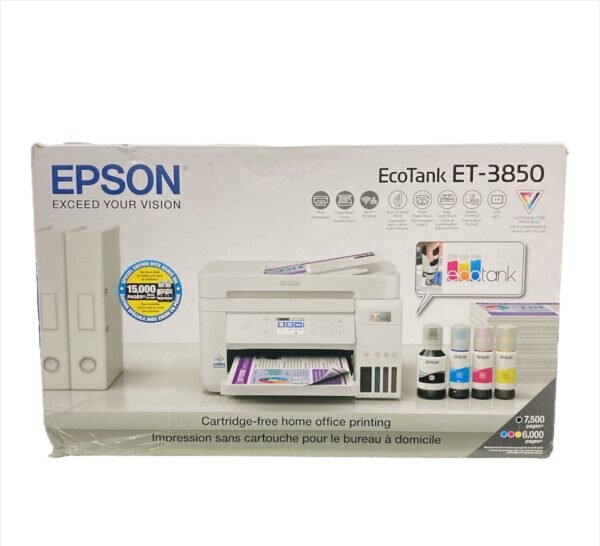 Epson EcoTank-3850 Special Edition All-in-One Printer with Bonus Black Ink
