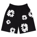 Denim Tears The Cotton Wreath Shorts 'Black'