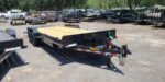 22 Foot Big Tex Super Duty Tandem Axle with Mega Ramp Black Equipment Trailer (16ET-19BK+3MR)