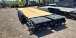 22 Foot Big Tex Super Duty Tandem Axle with Mega Ramp Black Equipment Trailer (16ET-19BK+3MR)