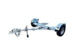 Galvanized Stow and Go Folding Car Tow Dolly with Surge Brake RV Trailer 4900 lb