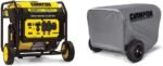 Champion 6250-Watt Open Frame Inverter Generator (100519) + Weather-Resistant Storage Cover