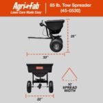 Agri-Fab 45-0543 Tow-Behind 100 lb Lawn & Garden Spiker Seeder Spreader