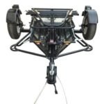 Single Rail Motorcycle Trailer – Compact, Easy-to-Tow Hauler for One Bike