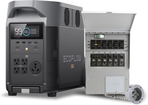 EF ECOFLOW DELTA Pro 3600Wh Portable Power Station – 3600W LiFePO4