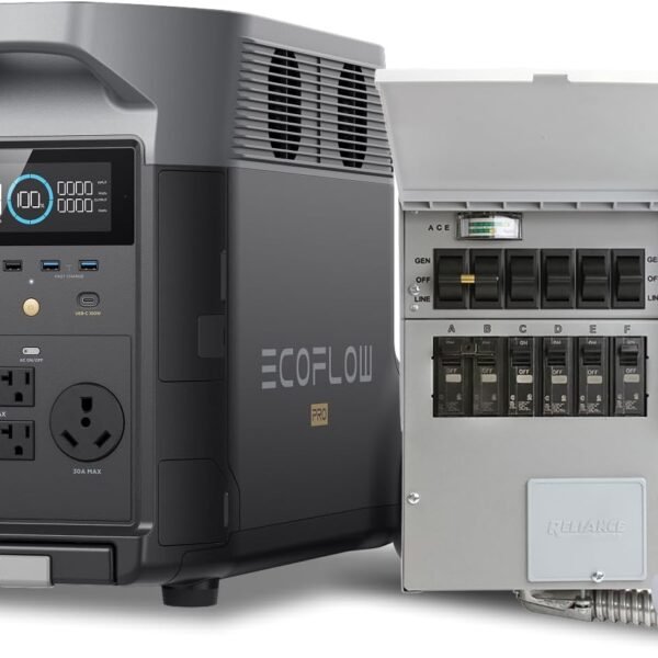 EF ECOFLOW DELTA Pro 3600Wh Portable Power Station – 3600W LiFePO4