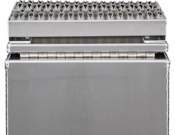 Buyers Products 28-in x 24-in x 18-in Smooth Aluminum Step Box Truck Tool Box 1705281