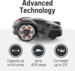 Husqvarna Automower 415X Robotic Lawn Mower with GPS, Self-Installation, 0.4 Acre