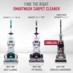 Hoover Smartwash Automatic Carpet Cleaner Machine, FH52000, Turquoise