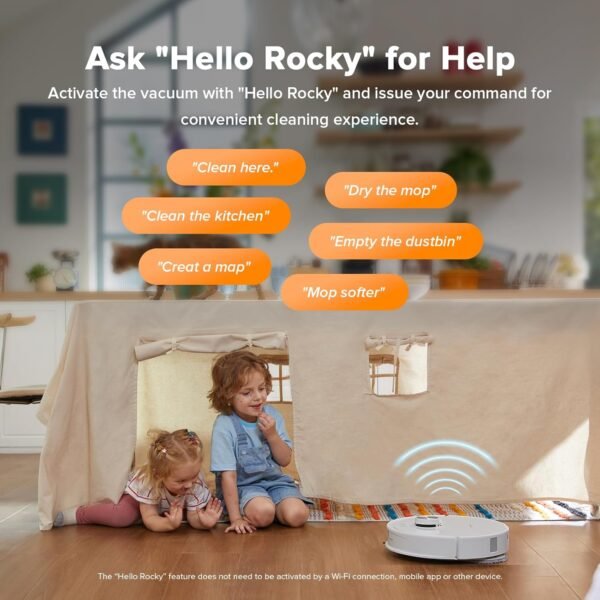 Roborock Qrevo Edge S5A Robot Vacuum & Mop, 18,500Pa, Zero-Tangle