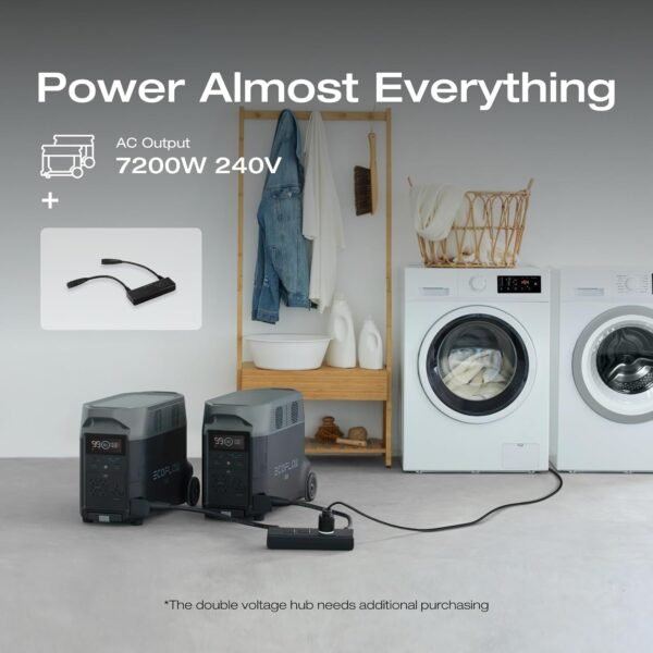 EF ECOFLOW DELTA Pro 3600Wh Portable Power Station – 3600W LiFePO4