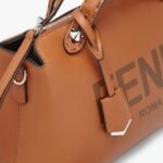 Fendi Leather Boston Bag