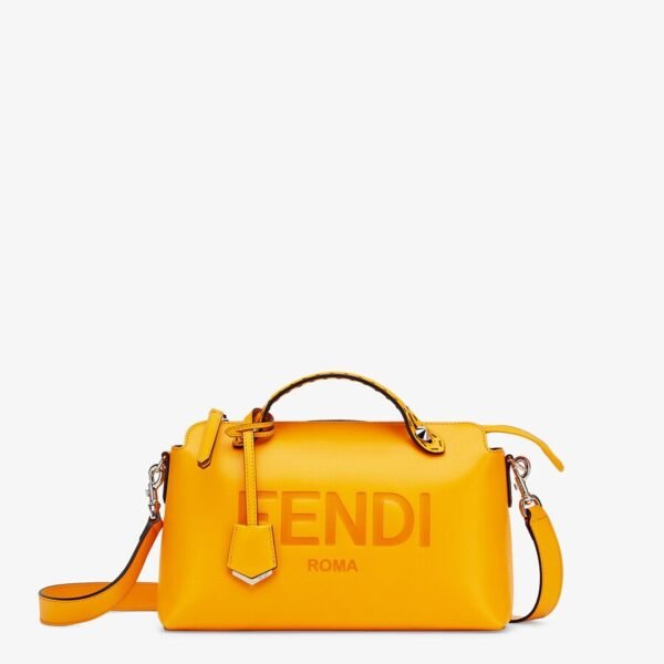 Fendi Leather Boston Bag