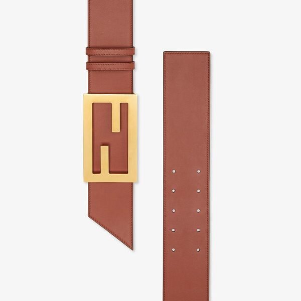 Fendi Black Leather Belt