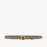 Fendi Brown Leather Belt