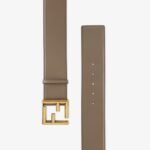 Fendi Brown Leather Belt