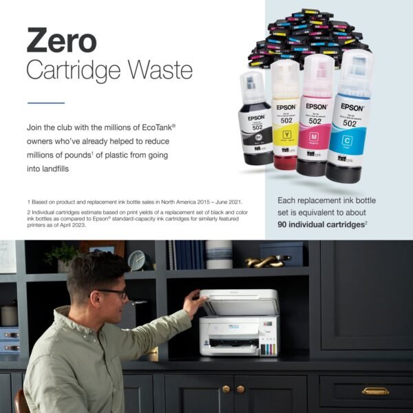 Epson EcoTank ET-4850 All-in-One Cartridge-Free Supertank Printer