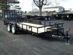 6×16 Heavy-Duty Tandem Axle Utility Trailer – 2025 Steel Frame with Wood Deck