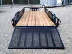 6×16 Heavy-Duty Tandem Axle Utility Trailer – 2025 Steel Frame with Wood Deck