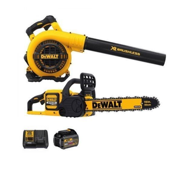 DeWalt 60V Chainsaw/Blower Combo Kit 9Ah #DCKO667X1