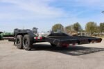 22 Foot Big Tex Heavy Duty with Drive-Over Fender Black Equipment Trailer (14DF-19BK+3KR)