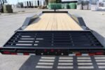 22 Foot Big Tex Heavy Duty with Drive-Over Fender Black Equipment Trailer (14DF-19BK+3KR)