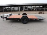 7 X 16 Interstate Full Bed Single Axle Tilt 7K Trailer