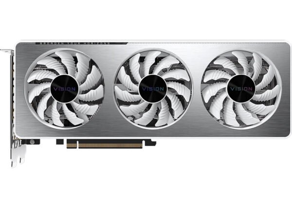 NVIDIA GIGABYTE GeForce RTX 3060 VISION (rev. 2.0) 12G OC LHR Graphics Card (GV-N3060VISION OC-12GD Rev2)