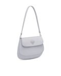 Prada Cleo Brushed Leather Shoulder Bag With Flap