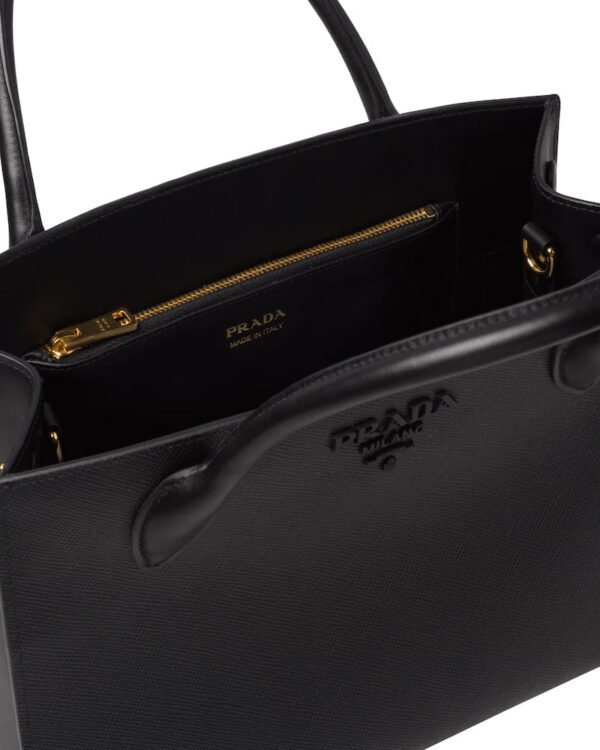 Medium Saffiano leather Prada Monochrome bag