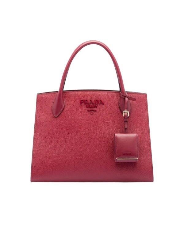 Medium Saffiano leather Prada Monochrome bag