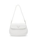 Prada Cleo Brushed Leather Shoulder Bag With Flap
