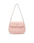 Prada Cleo Brushed Leather Shoulder Bag With Flap
