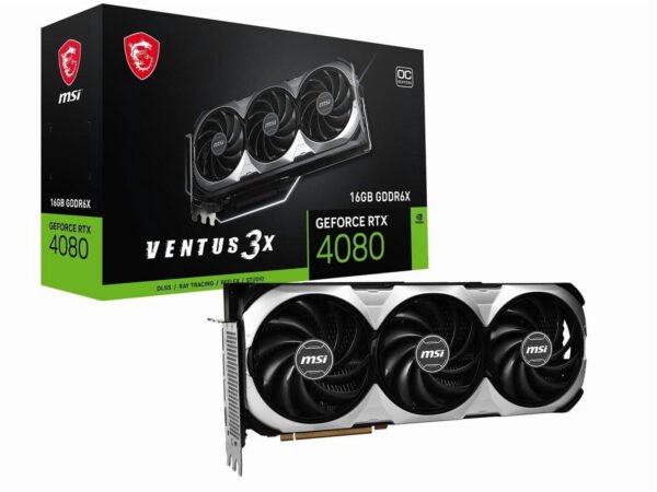 MSI Ventus GeForce RTX 4080 16GB GDDR6X PCI Express 4.0 Video Card RTX 4080 16GB VENTUS 3X OC