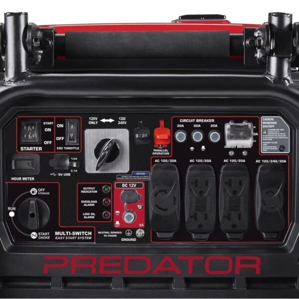 Predator 9500 Watt Super Quiet Inverter Generator with Co Secure Technology