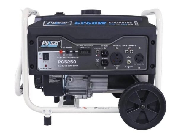 Pulsar 5,250/4,250-Watt Gasoline Powered Recoil Start Portable Generator