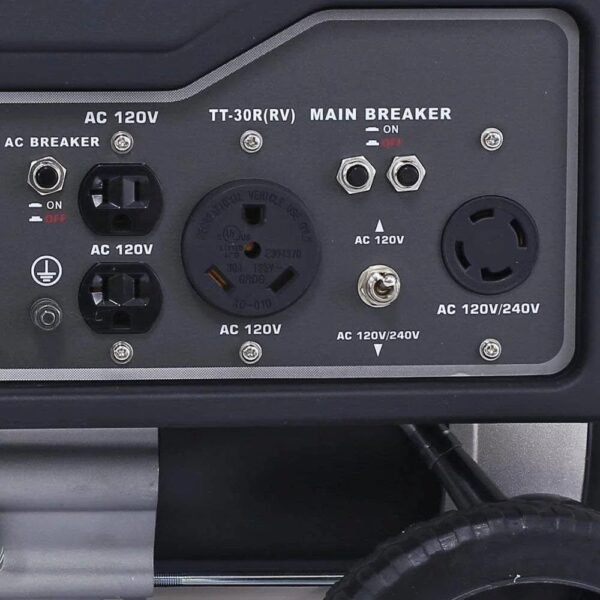 Pulsar 5,250/4,250-Watt Gasoline Powered Recoil Start Portable Generator