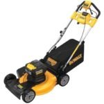 21 in. 20-Volt Cordless Electric Manual Walk Behind Self Propelled Mower with Two 12 Ah Flexvolt Batteries and Charger