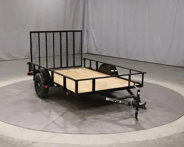6×10 Single Axle Utility Trailer – Wood Floor & LED Lights