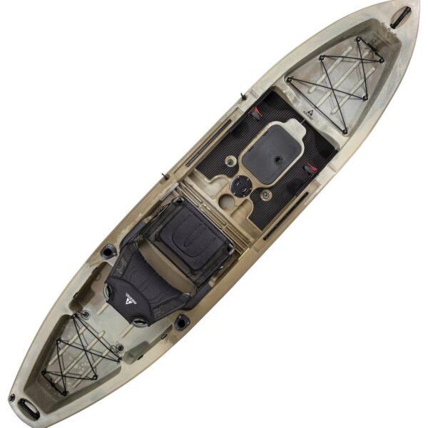 Ascend 12T Sit-On-Top Kayak – Stable & Spacious Fishing and Recreation Kayak