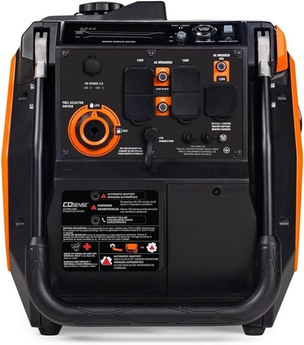 Generac iQ5200 5200W Dual Fuel Portable Inverter Generator