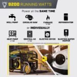 Champion 11,500/9,200-Watt Tri-Fuel Home Backup Portable Generator