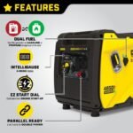 Champion 200994 3650/4650W Dual Fuel Inverter Generator