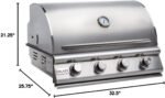 Blaze 32 In. 4 Burner Prelude LBM Gas Grill